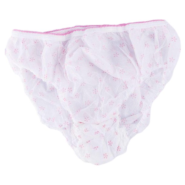 7x ropa interior desechable no tejida, calzoncillos desechables de tela  cómoda, bragas desechables suaves posparto, calzoncillos prácticos para  salón M Sunnimix bragas desechables