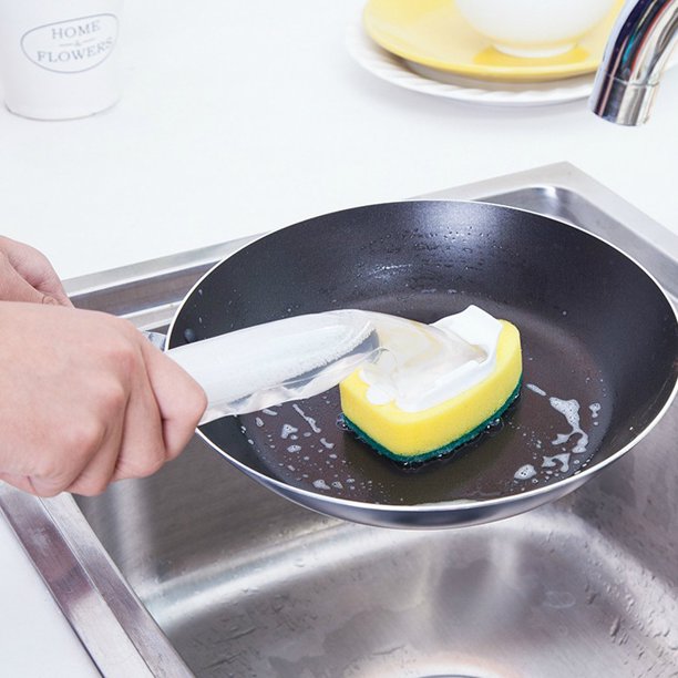 14 Esponjas Para Lavar Platos Limpieza Esponja Eliminar Manchas De Cocina  Bano