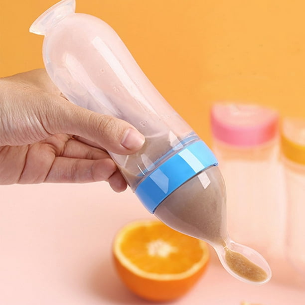 Cuchara De Silicona Para Alimentar Bebe Cuchara Para Exprimir Frutas  Cereales