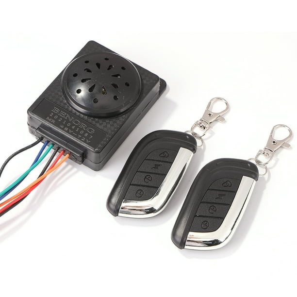 Sistema de alarma para patinete eléctrico, llave remota para 48v