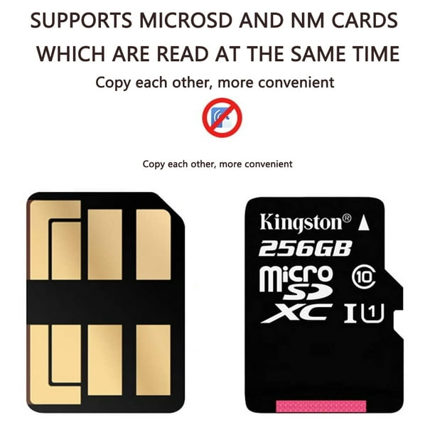 Lector de tarjetas externo 4 en 1 Adaptador de lector de tarjetas USB Micro  SD y TF para iPhone / IPad Mac / Android / Windows PC Adepaton 2034022-2