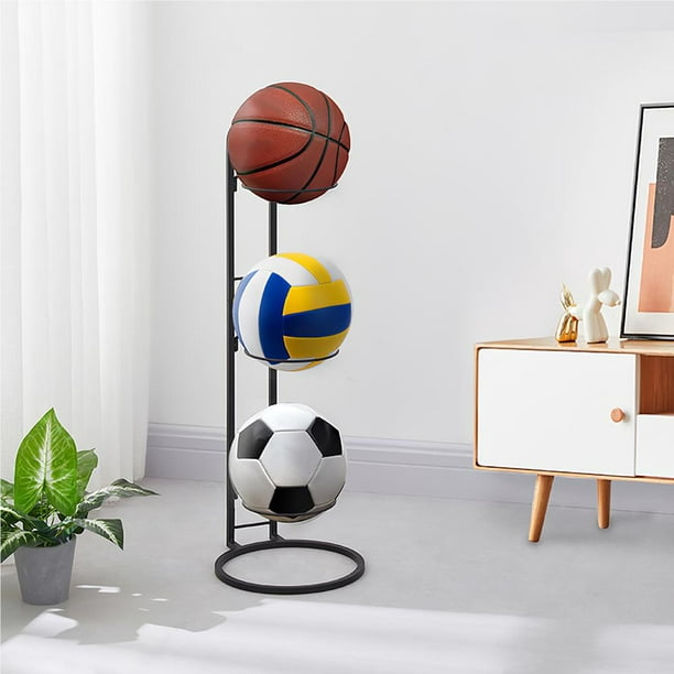 Soporte de plástico para balones de fútbol, estante de exhibición para  Voleyball, baloncesto, entrenamiento de fútbol, Base de soporte para balón  de Rugby