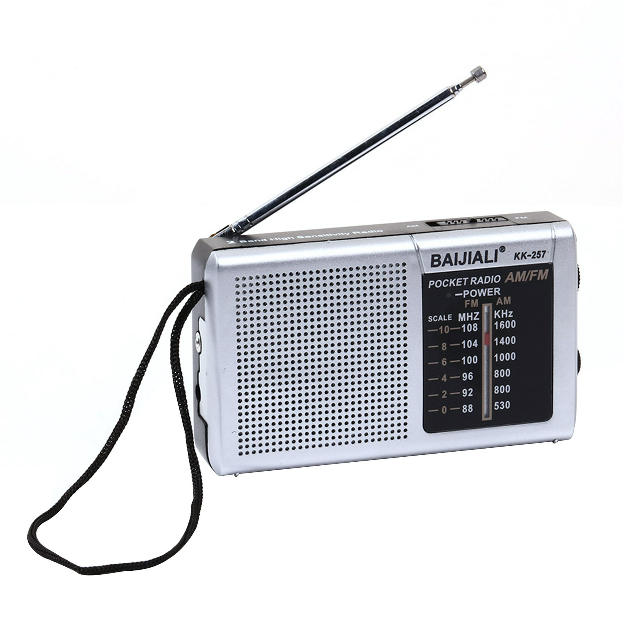 Mini radio AM/FM Altavoz incorporado Radio de bolsillo de banda de onda  completa para interiores y exteriores Universal Accesorios Electrónicos
