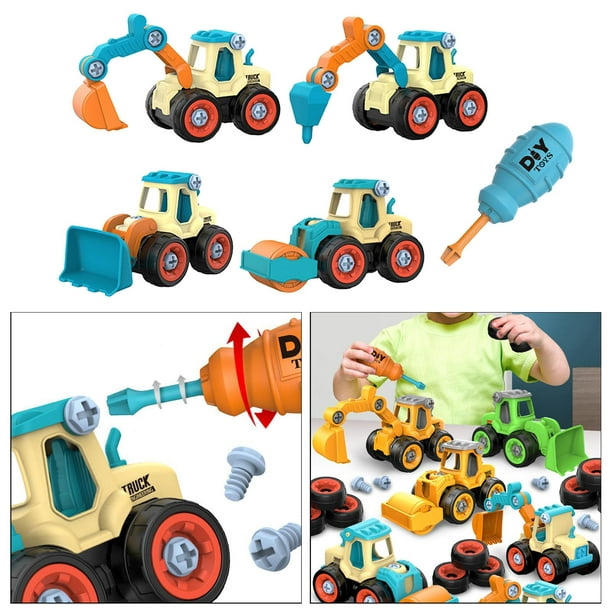 Juguetes para niños pequeños de 2 a 4 años, juguetes de arena de playa de  verano para niños de 2 3 4 años, regalos de cumpleaños, juguetes educativos  STEM para desmontar camiones