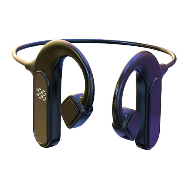 BL15 Auriculares de Conducción ósea Bluetooth Estéreo de Oreja Abierta a  negro en caja