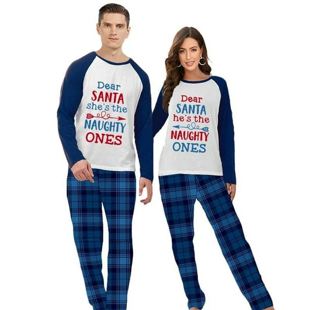 Conjuntos de pijamas a juego para pareja de Navidad, ropa de dormir corta  para adultos, ropa de saló El Tesoro Escondido
