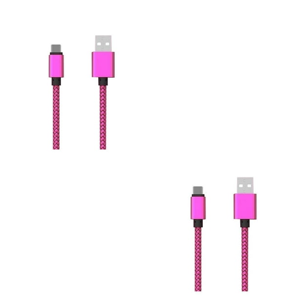 Moyic Cable USB tipo C de carga rápida multicolor de 1m/2m/3 metros Cable  de carga rápida para teléfono móvil Cable de datos USB C 2.4A Type6 NO6