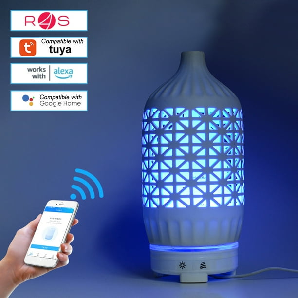 Difusor de aceite esencial WiFi Smart Tuya compatible con Alexa y Google  Home Difusor de ar Abanopi Difusor de aceite esencial