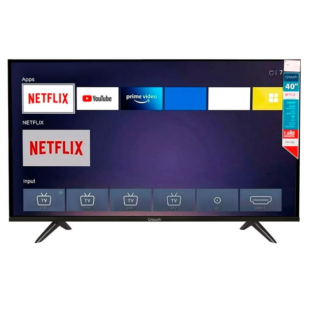 Smart tv Qtouch FHD 40 pulgadas LED 1080p WIFI 60Hz 2HDMI 2USB Q.touch FHD  Smart TV LED QN4023