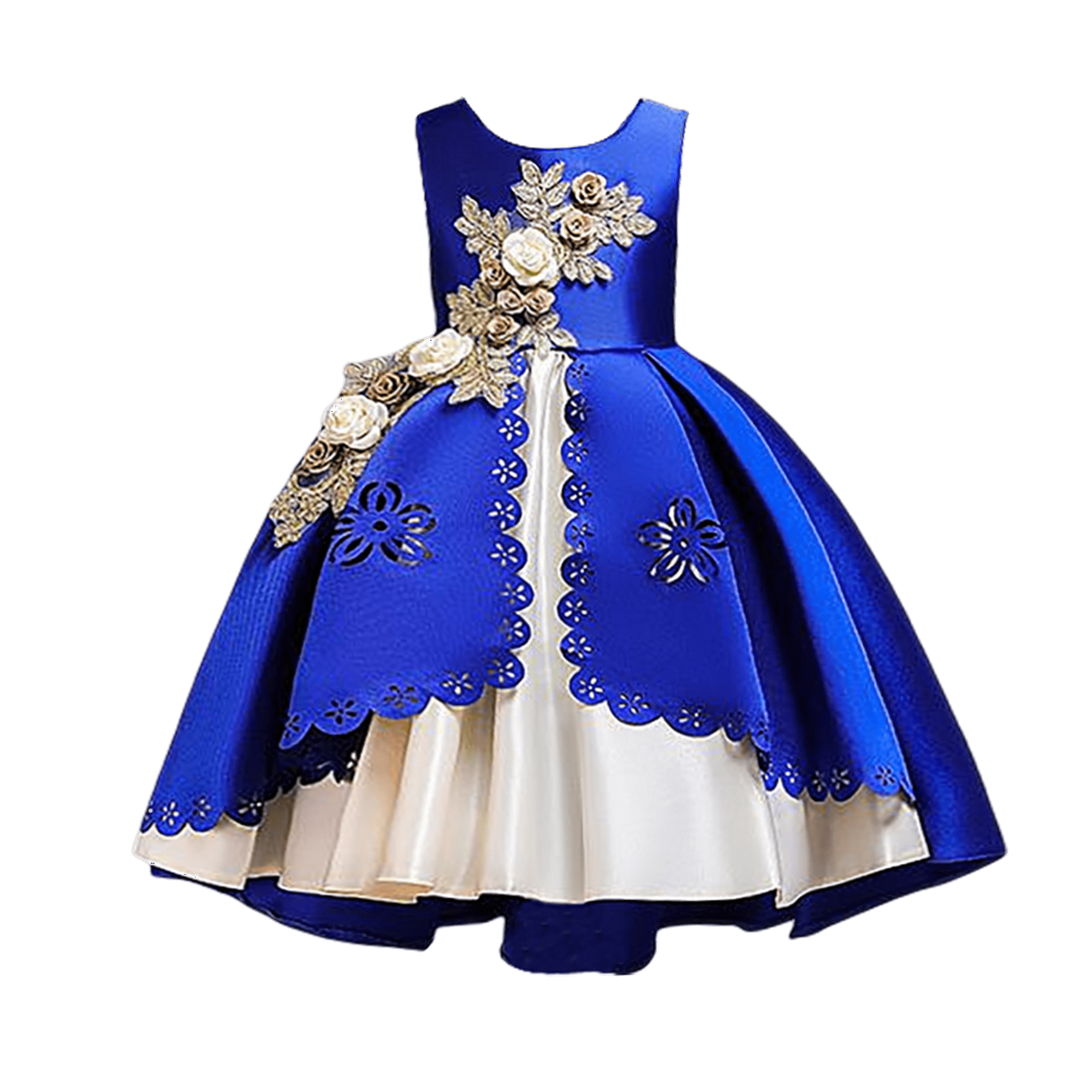 Vestidos De Fiesta De Graduación Azul Para Mujer, Vestidos De Fiesta De  Bienvenida De Bebé Con Volantes Adicionales Con Faja De Lazo, Albornoz  Personalizado Para Fiesta De Celebridades De 107,78 €