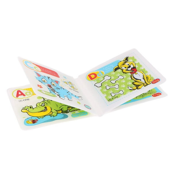 Libros de baño para bebés, tela suave no tóxica, juguetes de educación  temprana, libros impermeables para bebés para niños pequeños, juguetes de  ducha