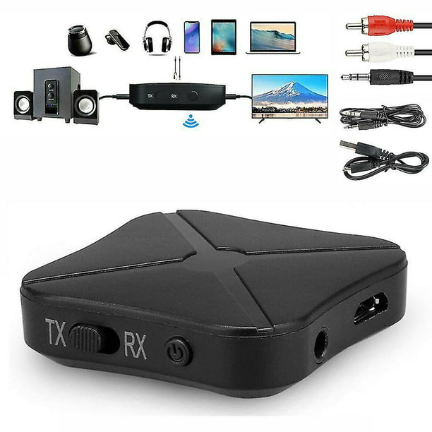 Compre Transmisor Receptor Bluetooth Inalámbrico Doble Antenas Tx