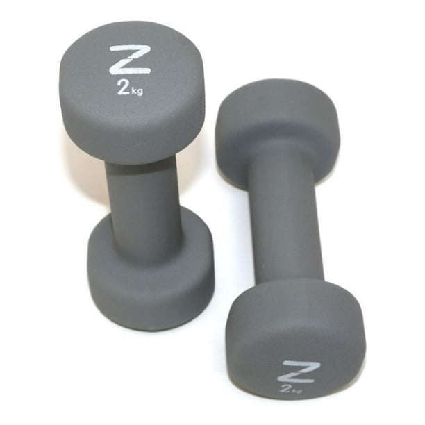 Juego de 2 mancuernas (2 kg-10 kg) de neopreno para levantamiento de pesas,  para hombres y mujeres para el hogar, gimnasio, entrenamiento