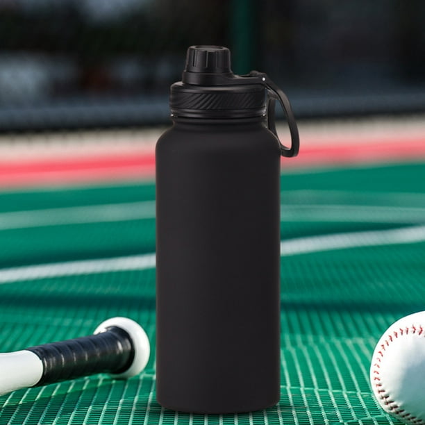 Botella de agua aislada de 1L, sin BPA, de gran capacidad a prueba de  herrumbre, para deporte, gimnasio, oficina