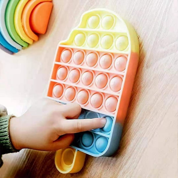 Nuevo Push Bubble Fidget juguetes antiestrés adultos niños
