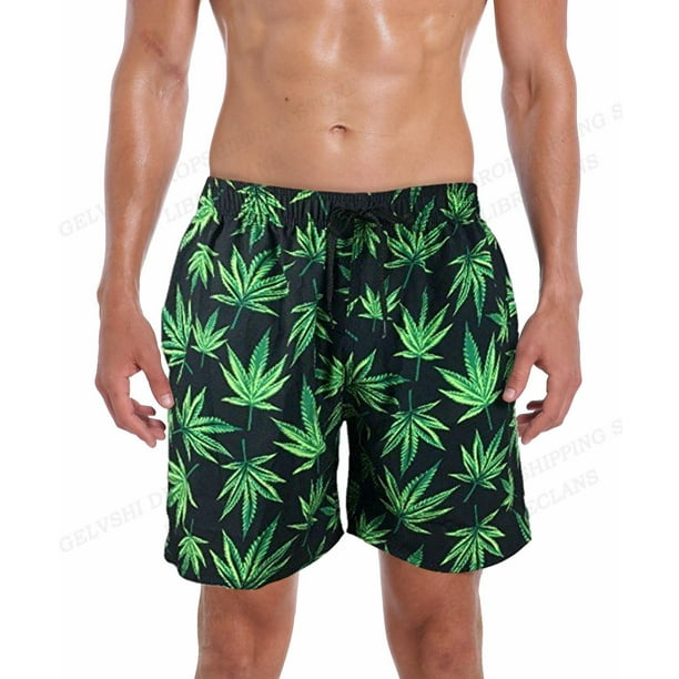 Pantalones cortos de natación para hombre, bañador de playa a rayas de  colores, traje de baño masculino, bañador deportivo Fivean unisex