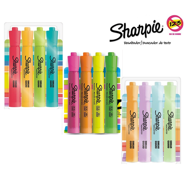 Set de Resaltadores Marcatextos Sharpie 12 Piezas Tinta Fluorescente ...