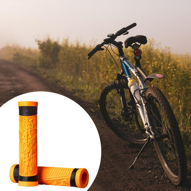 1 Par Puños de Manillar de Bicicleta Puños para Bicicletas de Montaña Puños  Manillar Mangos de Goma Antideslizante, Bicicleta Manillar Apretones