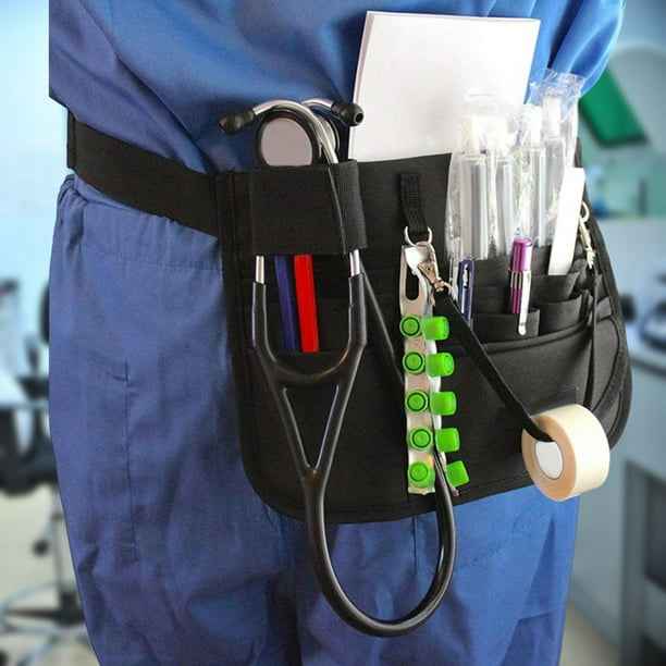 Riñonera para suministros de enfermería | Cinturón de herramientas de  enfermera como organizador de bolsillo para enfermera con un soporte de  cinta