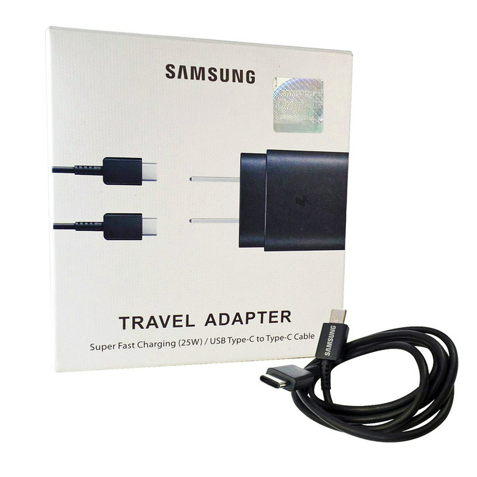 Cargador Samsung Travel Adapter de (25W) Con Cable Tipo C a Tipo C