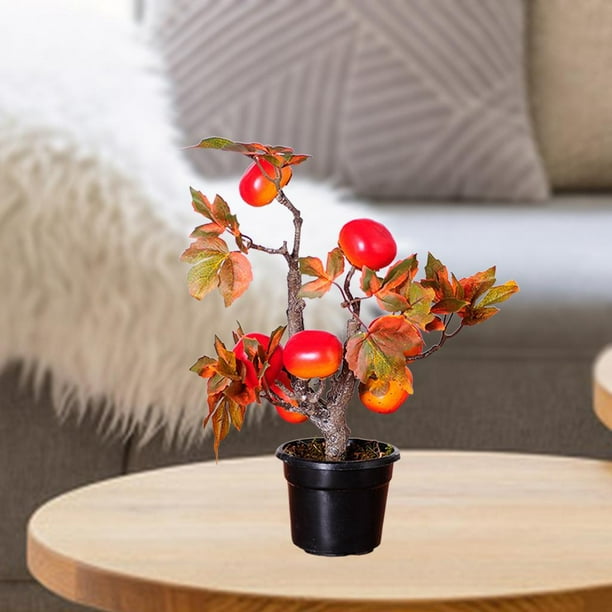 Plantas artificiales grandes en maceta, maceta falsa para decoración de  sala de estar, decoración interior de casa y oficina, bonsái sintético