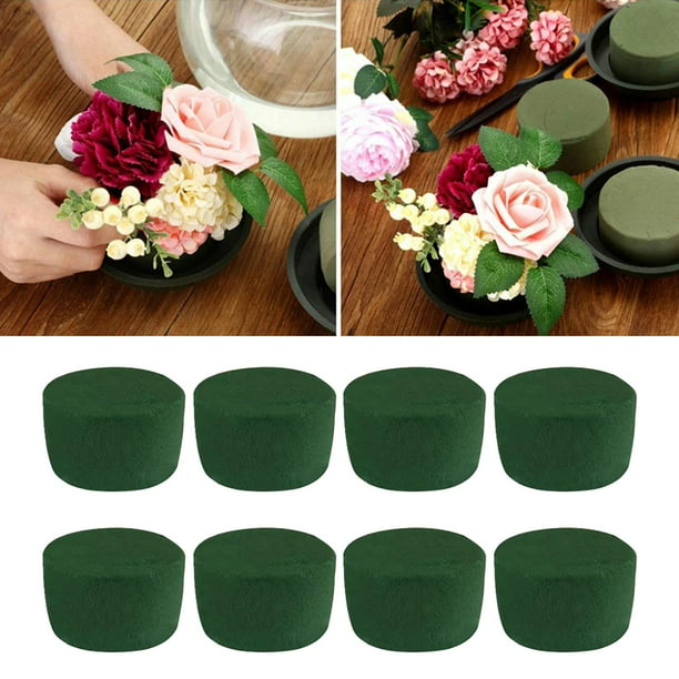 8 piezas de bloques de espuma , espuma floral seca forma forma forma para  flores artificiales, bloques de espuma para exhibición Baoblaze Espuma  Floral