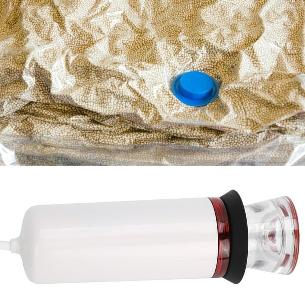 Bomba de aire eléctrica, Mini bomba de vacío automática USB Bombas de vacío  domésticas portátiles para almacenamiento de ropa Viajes y acampar al aire  libre Bomba de bolsas Spptty no