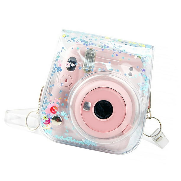 Funda de almacenamiento para cámara Instax mini12, bolsa protectora  transparente con correa para Fujifilm Instax Mini 12, accesorios para  cámara - AliExpress