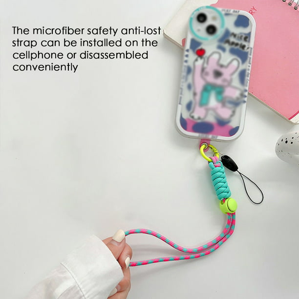 Inteprter Cordón de teléfono móvil Universal ajustable desmontable portátil  cuerda para colgar en el cuello con gancho accesorio de correa de Teléfono  y Comunicación tipo 9