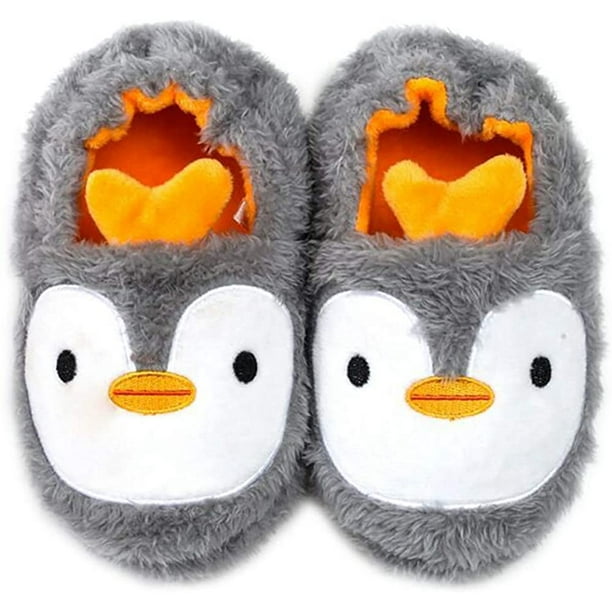 Pantuflas de felpa suave para ni os y ni as botines de invierno