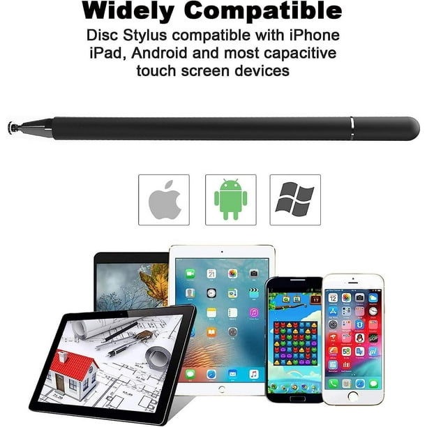 Lapiz Optico Para Pantalla Tactil 2 En 1 Para Iphone, Ipad, Ipod, Tableta,  Ga