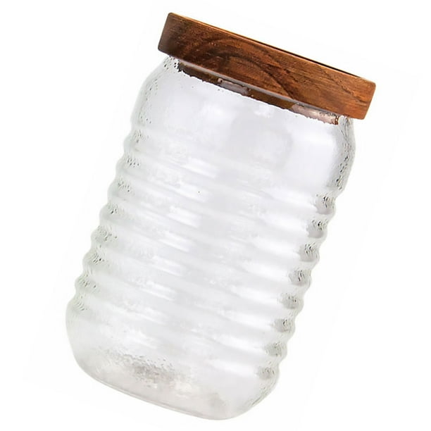 Bote de vidrio para especias de 300ml con tapa, cuchara, utensilios de  cocina, botella de especias, bote transparente para condimentos para sal,  Negro Baoblaze Tarro de condimentos