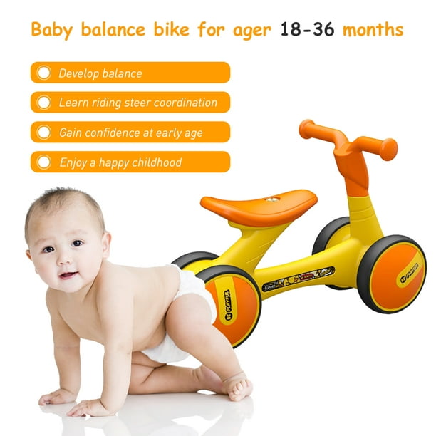 Juguetes de bicicleta de equilibrio para bebés de 1 año regalos para niños  y niñas de 10 a 24 meses juguete para niños pequeños el mejor regalo de –  Yaxa Store