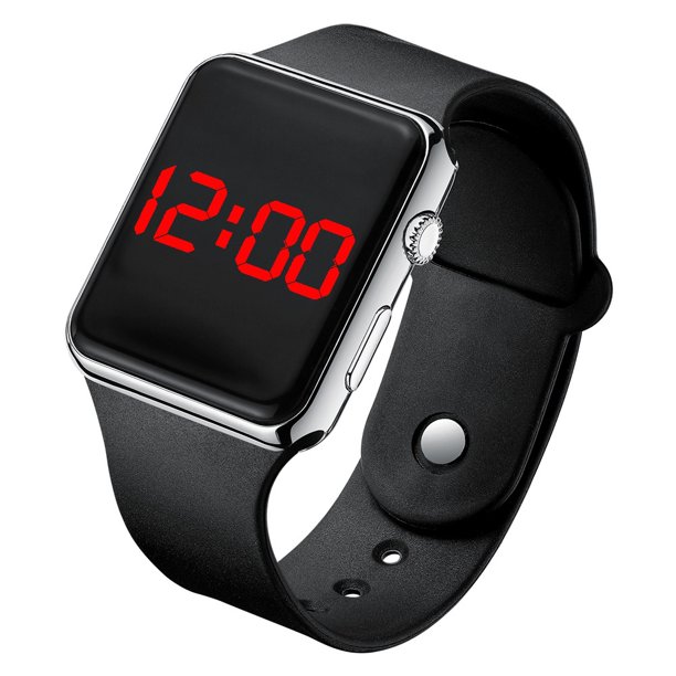  ZSQZJJ Reloj LED neutro, pantalla táctil, pantalla digital,  reloj electrónico adecuado para hombres y mujeres, resistente al agua,  multifuncional, reloj de estudiante : Ropa, Zapatos y Joyería