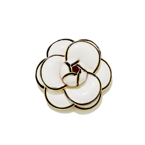 Broches CC de flor de perla de moda de lujo para ropa de mujer, broche  número 5, regalo para niña, accesorios de joyería para Amiga Alegría Market