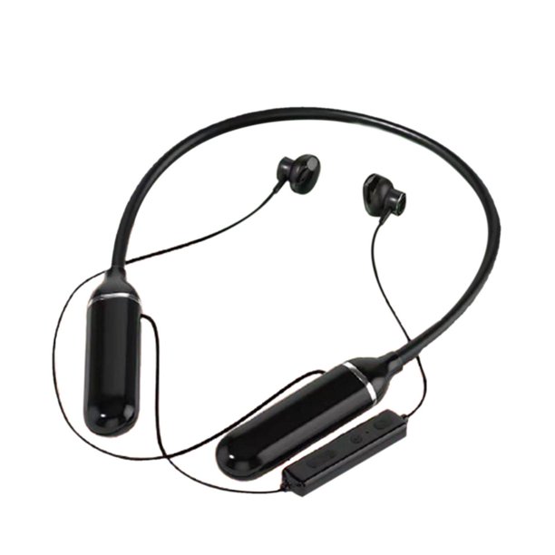 Auriculares Bluetooth con banda para el cuello, IPX5, retráctiles, a prueba  de sudor, auriculares inalámbricos Bluetooth con micrófono, llamada de