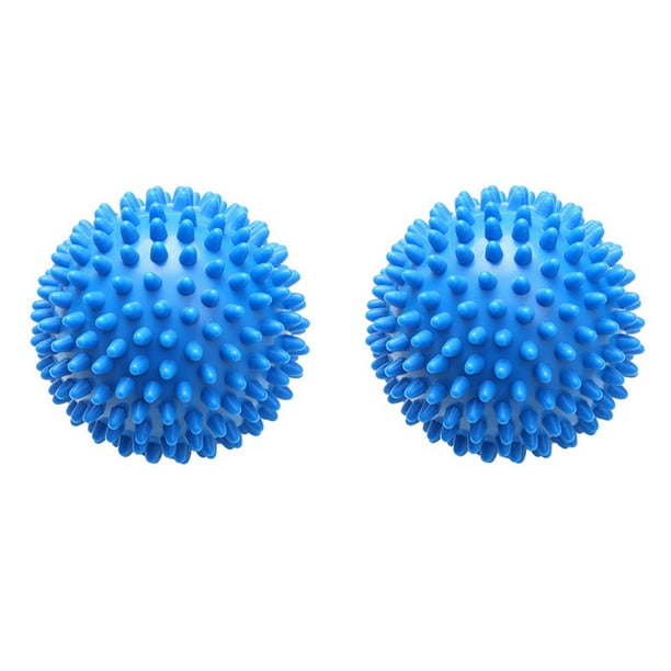 S&T INC. Bolas de secadora reutilizables, suavizante de tela para  lavandería, azul, 2.5 pulgadas, paquete de 6