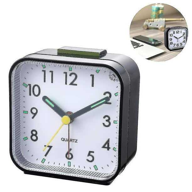 Reloj despertador analógico silencioso sin tictac, despertador suave,  pitidos YONGSHENG 1327534316643