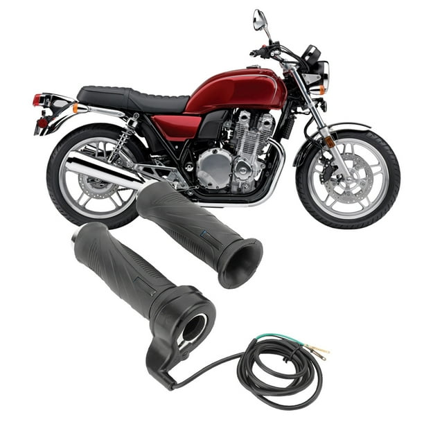KIMISS Acelerador de motocicleta, scooter eléctrico universal con 3 cables  12, 24, 36, 48V
