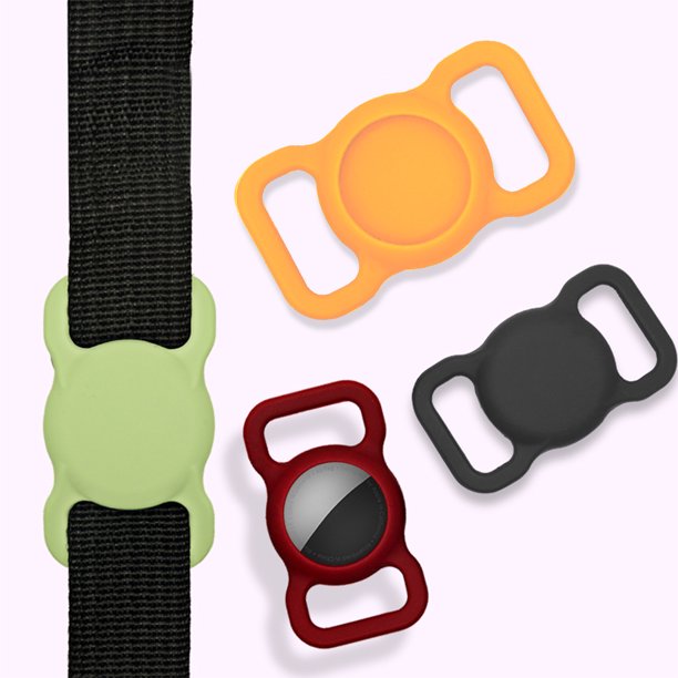 Rastreador GPS para mascotas, funda protectora para Collar de gato