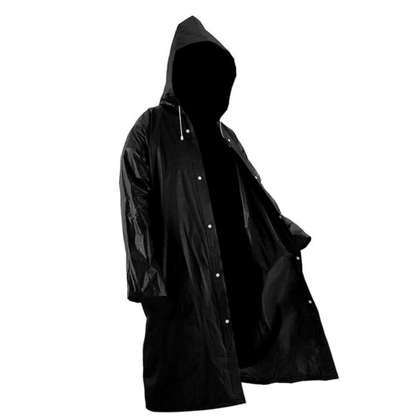  NUUR Poncho de lluvia para mujeres y adultos, chaqueta con  capucha, impermeable, reutilizable, para senderismo, hombre, abrigo de  lluvia con bolsillos, Negro (Black Polka Dot) : Ropa, Zapatos y Joyería