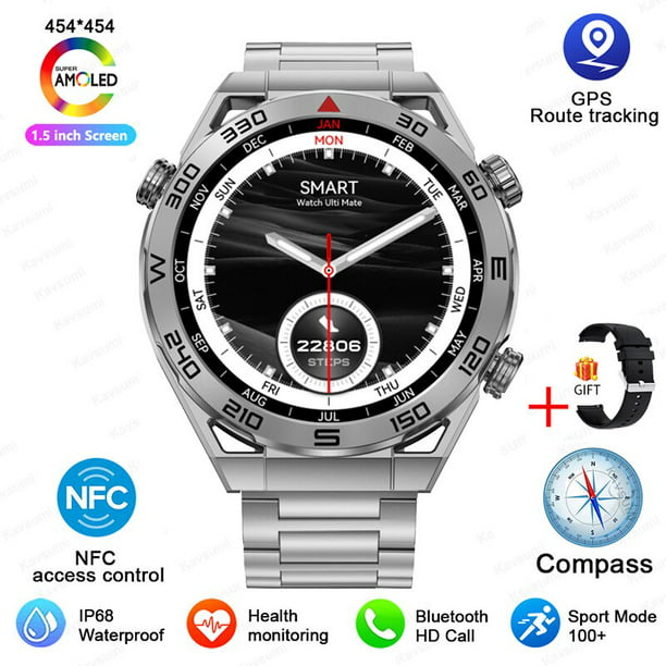 Huawei-reloj inteligente para hombre, pulsera con NFC, ECG + PPG