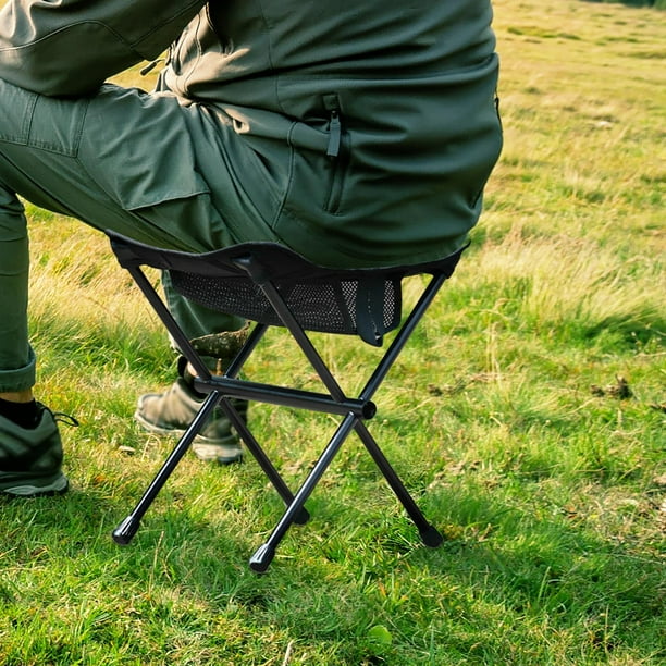  Silla plegable ligera, silla plegable que se puede utilizar  para picnic y pesca al aire libre, silla plegable al aire libre, silla de  pesca, silla de playa, silla azul : Todo