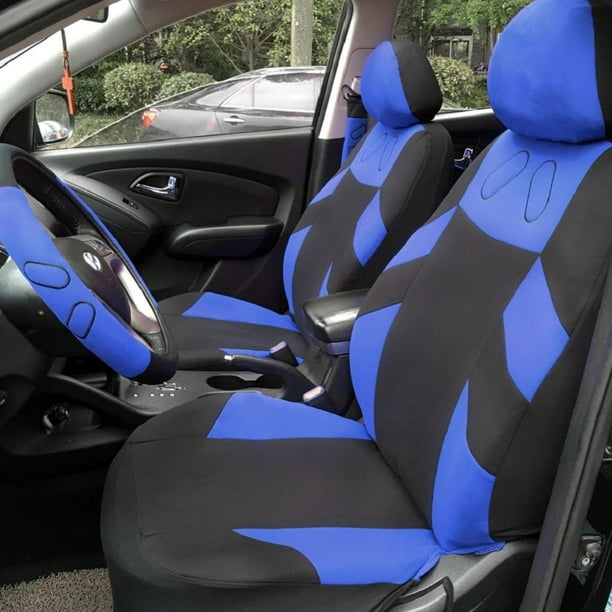 Fundas de asiento coche azules. Cubiertas protectoras universal