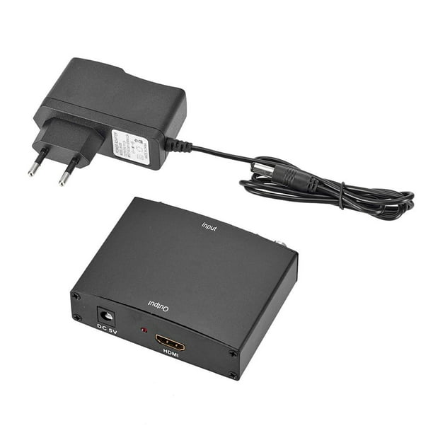 Adaptador convertidor de Audio y vídeo compatible con PS2 a HDMI para PlayStation  2, entrada Ypbpr