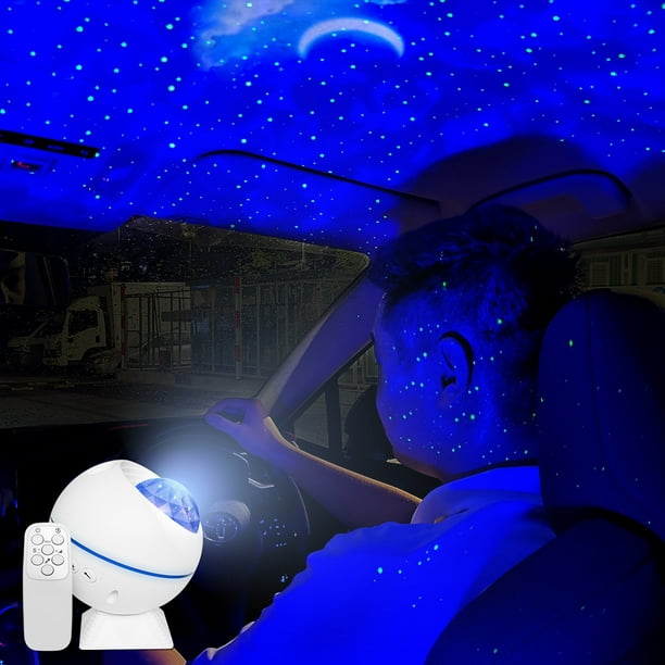Lámpara proyector de cielo estrellado led, proyector Galaxy de luz nocturna  con música, temporizador, control remoto y bluetooth, proyector de luz de  estrellas para bebés, niños y adultos [2021 NUEVO] Adepaton 221290