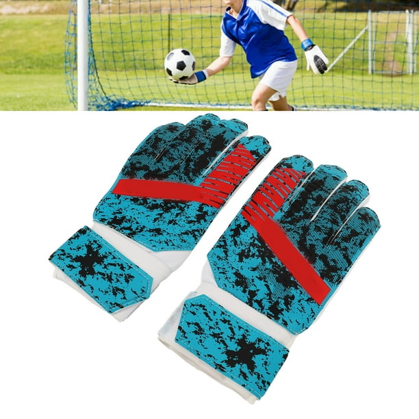 Guantes de portero de fútbol para niños, guantes de fútbol antideslizantes,  protección de doble muñeca, guantes de fútbol para entrenamiento y partido