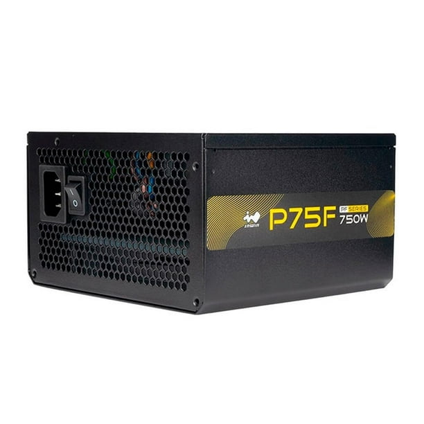 Fuente de Poder PC 750W Gamer In Win 80 Plus Gold P75F IW-PS-PF750W