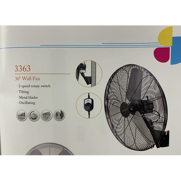 Ventilador Pared Industrial 30p Mytek 3363 - Mytek - 3363