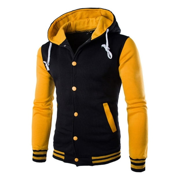 Sudadera cremallera varsity - Sudaderas - Hombre